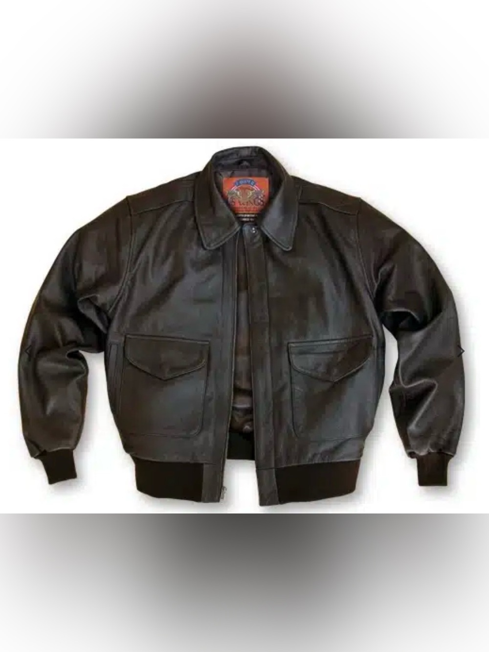Cooper Original™ Leather Flight Jacket Modern A-2 - Brown